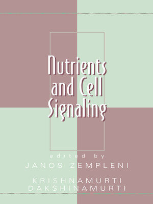 cover image of Nutrients and Cell Signaling